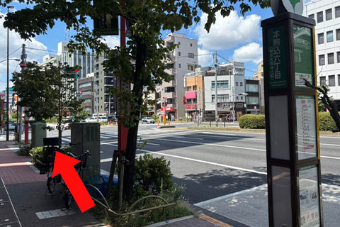 千石駅からの道案内